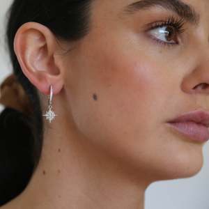 Daisy Earrings - Silver