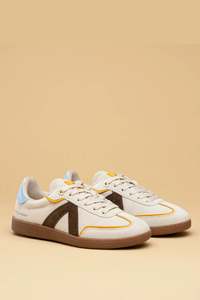 Asfvlt: ASFVLT | Elite Classic Sneaker Cereal Brown Mustard