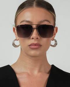 Otra Eyewear: Portsea - Black/Gold Smoke Fade