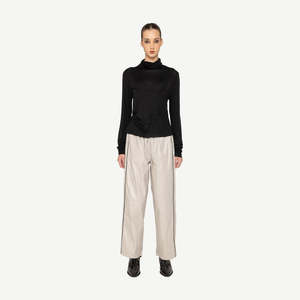 Bone Arrow Summer: Dune Top - Black Knit - Bone + Arrow