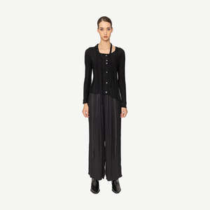 Bone Arrow Summer: Frey Cardigan - Black - Bone + Arrow