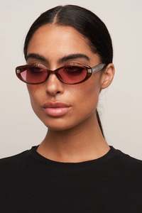 Otra Eyewear: Cami - Pearl Chocolate/Pink
