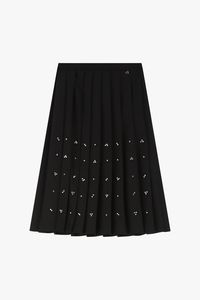 GONNA - G319Y010A - NERO SKIRT - DIXIE