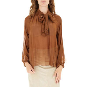 CAMICIA - C207Y017A - CASTAGNA BLOUSE - DIXIE