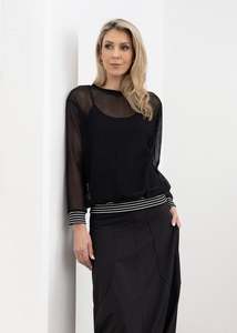 Stormy Chic Top