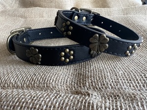 Products: Dog Collar with Four Leaf Clover - Styley Pets