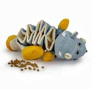Dog Toy Plush Hippo Snuffle Treat Holder - Styley Pets