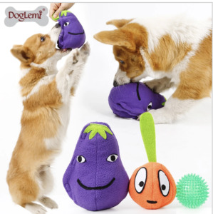 Products: Snuffle Toy for Dogs - Eggplant 3-in-1 - Styley Pets
