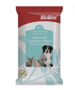 Products: Bioline - Universal Cosmetic Wipes 10pcs - Styley Pets