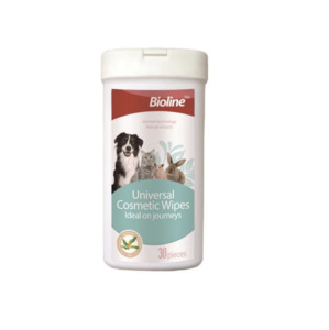 Bioline - Universal Cosmetic Wipes 30pcs - Styley Pets