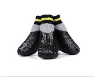 Dog Outdoor Waterproof Gumboot - Black - Styley Pets