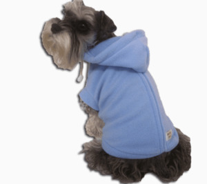 Products: Polar Fleece Hoodie - Blue - Styley Pets
