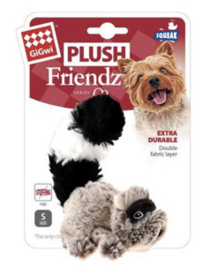 GiGwi - Plush Friendz - Raccoon - Styley Pets
