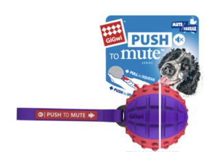 GiGwi - Push to Mute - Regular Ball - Styley Pets