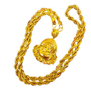 Stylish Hemp Gold Necklace