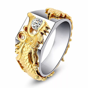 Bold Elegant Jewelry Collection: Dragon Zircon Statement Ring