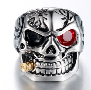 Bold Elegant Jewelry Collection: Personalized Skull Ring