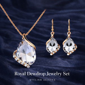 Bold Elegant Jewelry Collection: Royal Dewdrop Jewelry Set - Buy 1 Get 1 FREE $00.00