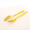 Products: C101: Gold Fork Knife Spoon - STYLISH