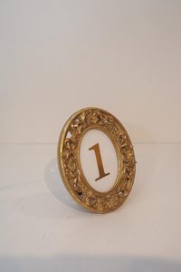 Products: C215: Gold Table Number for gatherings - STYLISH