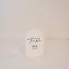 Products: C217: Modern White table number for any event/wedding - STYLISH