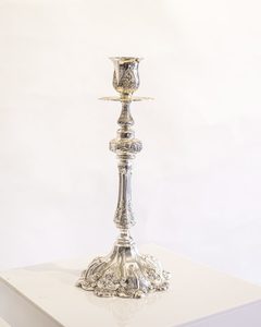 Products: A109: Luxury Silver Candlestick - STYLISH