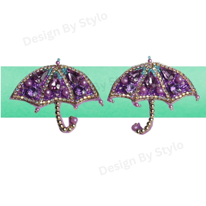 Products: Purple Rain Umbrella Earrings