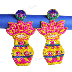 Products: Kalash Elegance Beaded Earrings