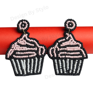 Products: Beaded Cupcake Cutie Earrings