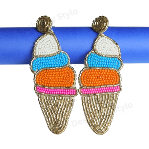 Products: Beaded Ice Cream Dream Earrings