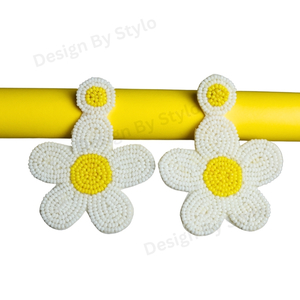 Products: “Daisy Delight” Beaded Earrings