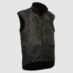 Oilskin: Oilskin Camo Fur Lined Vest
