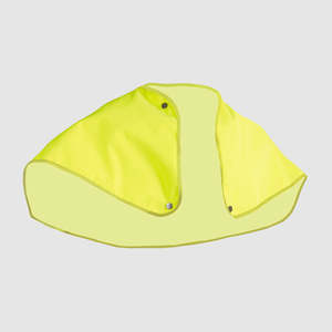 Oilskin: Fluoro Detachable Vest Cape