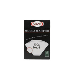 Brew Gear: Moccamaster #4 Oxygen Bleached Filters (100 pk)