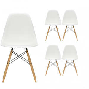 Dining chairs: Replica "Echo" DSW Dining Chair Set of 4