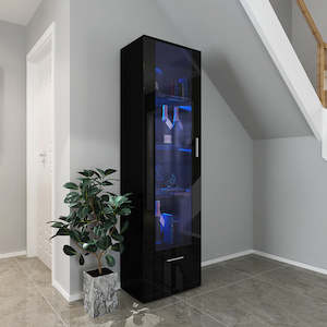 Bookshelves: Sadie' LED Bookshelf /Side Board