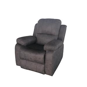 Motion Sofa 1 Seater Recliner Dark Grey