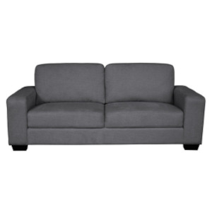 3 Seater Couches: Charleston sofa 3 seater Dark Grey
