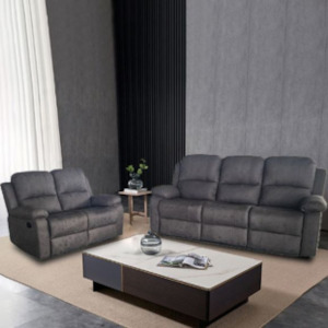 Suites 1: Motion Sofa 2 + 3 Seater Recliner Dark Grey Set