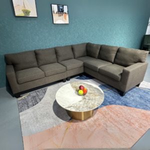 Papango Reversible Corner Sofa (Dark Brown)