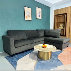 Ganley Modular Dark Grey Right Chaise Lounge Suite