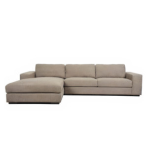 Charleston Beige corner sofa (L shape LEFT hand facing)
