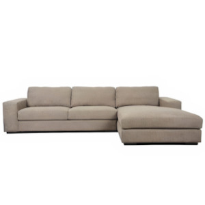 Charleston Beige corner sofa (L shape - RIGHT hand facing)