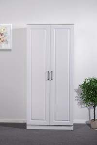 Wardrobes: 'Rebon' White Wardrobe