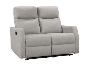 Recliners: Brylee Light Grey Recliner 2 Seater