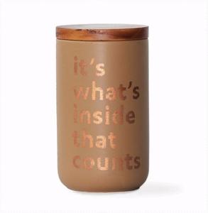 St3 Less Than 0 02 Cubic Meters: Links X-Tall Mocha Color Canister