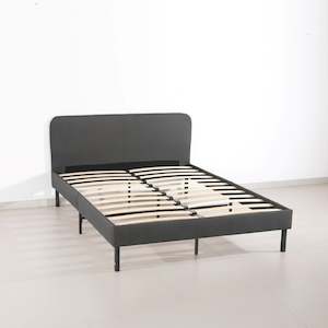 Queen Bed Frame Base: Slate Bed Frame Grey Queen
