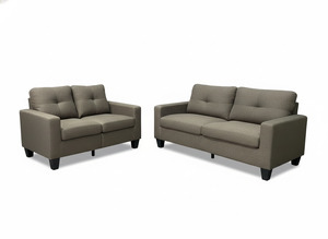 Suites: Tihi Sofa 2+3 Seaters Brown Sofa Set