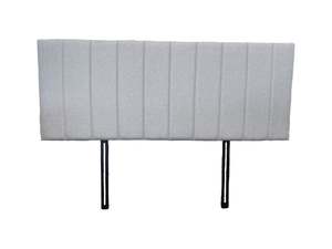 Headboards: Josie Headboard Light Grey Queen