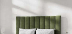 Headboards: Josie Headboard Olive Green Queen
